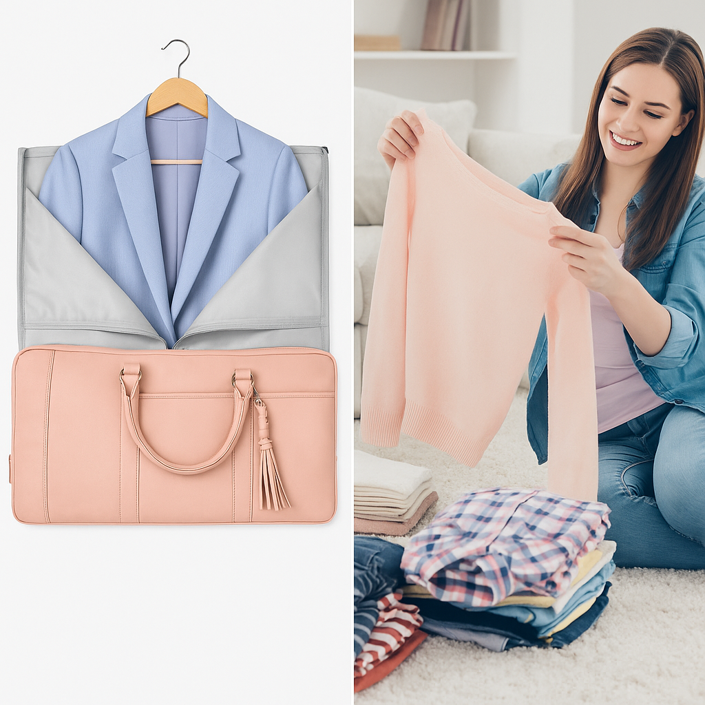 THE URBAQ Voyager - Die faltbare Reisetasche mit Kleiderfach