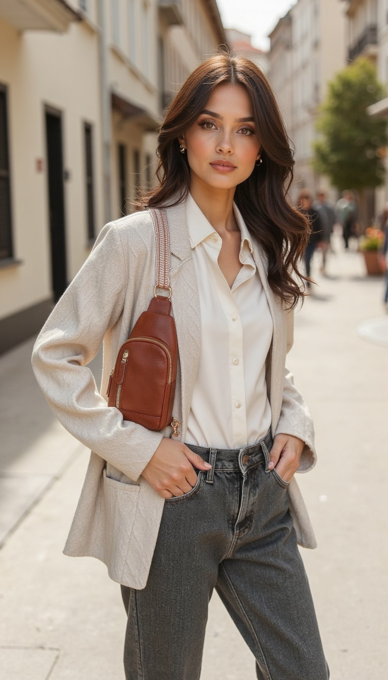 THE URBAQ CityLite - Damen Fashion Cross Body Bag – Street Style in kompakter Form