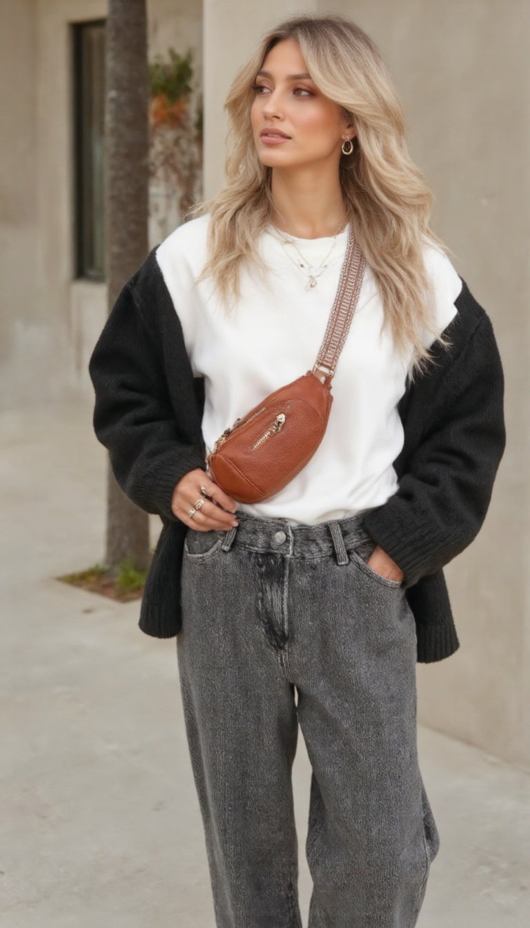 THE URBAQ CityLite - Damen Fashion Cross Body Bag – Street Style in kompakter Form