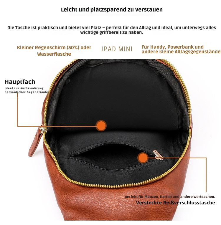 THE URBAQ CityLite - Damen Fashion Cross Body Bag – Street Style in kompakter Form